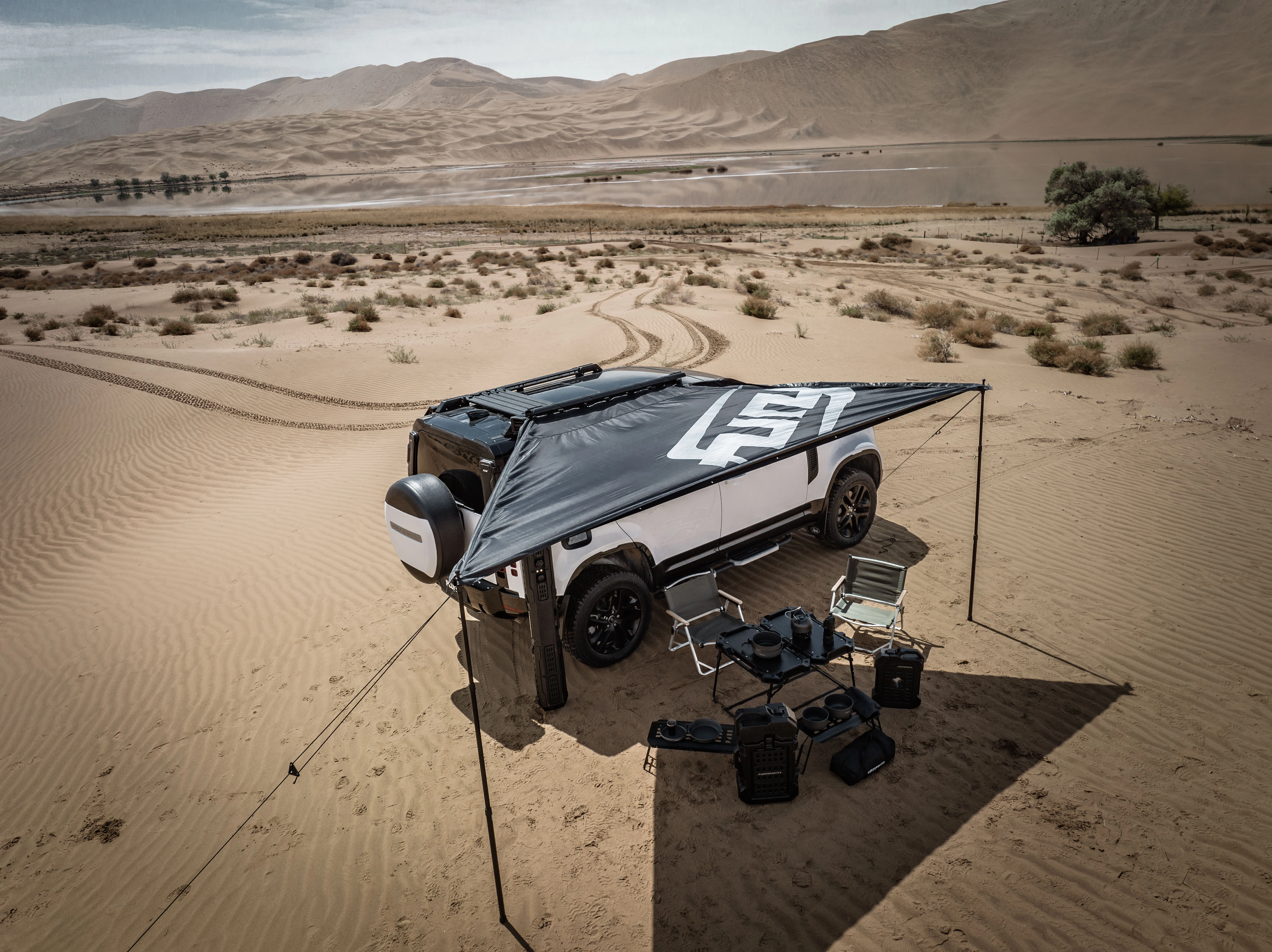 أجزاء ملحقات الخيمة الجانبية للسيارة TLF Fury مناسبة لجميع رف أمتعة السيارة لـ Ram #4