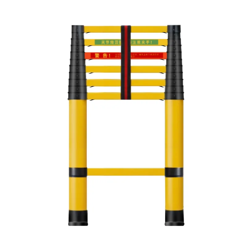 FRP insulated ladder electric telescopic straight ladder electrician climbing ladder