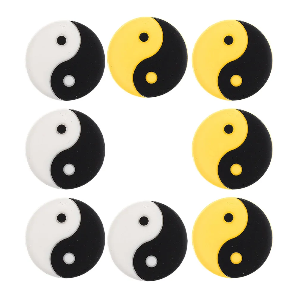

8Pcs Silicone Tennis Racket Dampeners Vibration Absorber Shock Absorber for Improved Control Comfort Lightweight Portable Gift