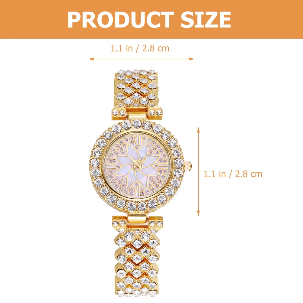 ساعة يد رقيقة للنساء من حجر الراين مزينة بحجر الراين، ساعة عصرية رائعة، ساعات هدية أنيقة للنساء