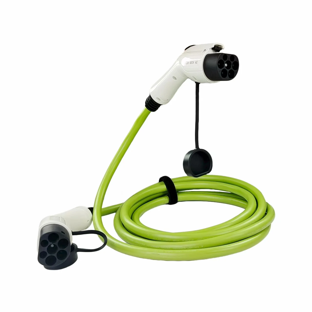 

Цветной кабель для электромобилей зеленого цвета, тип 2, кабель для зарядки электромобилей GBT, заводской.