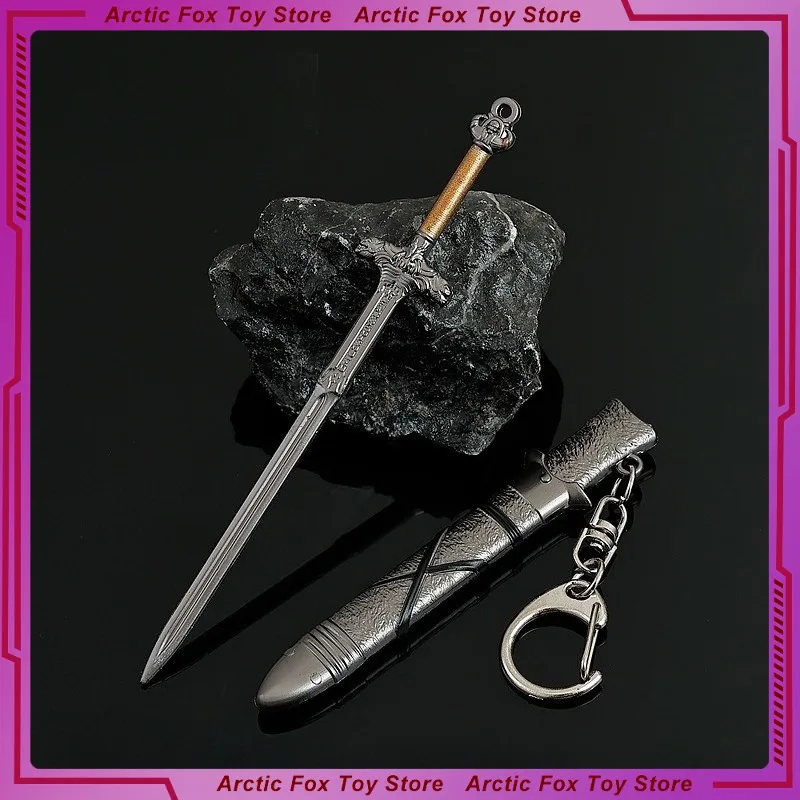 12cm Conan exila la espada de Atlantis cuerpo a cuerpo arma modelo de aleación decoración de escritorio adornos colección artesanías regalos juguetes niños