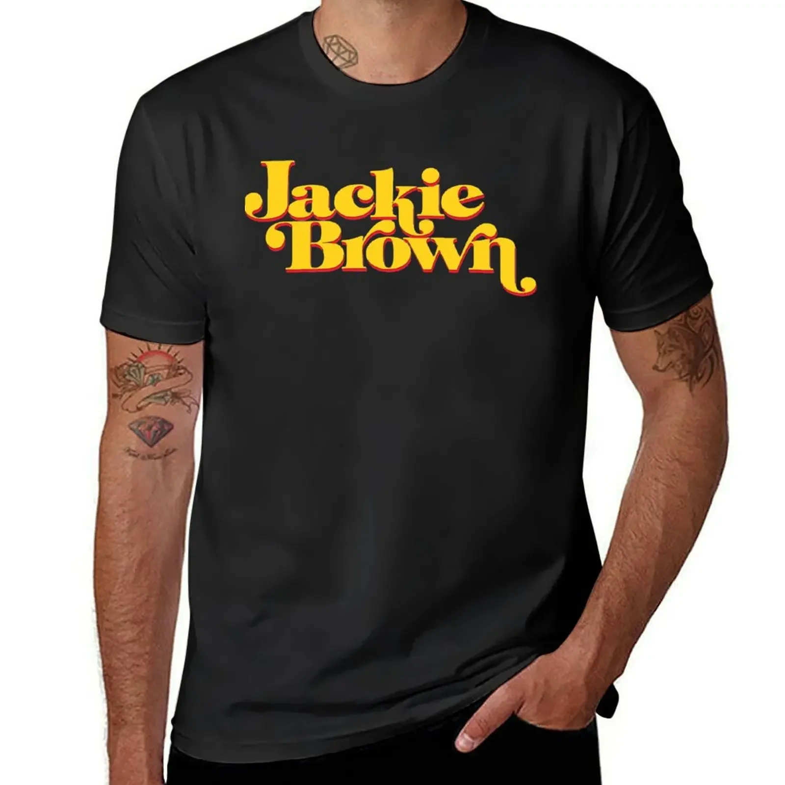 

jackie brown T-Shirt summer top vintage clothes heavyweights sublime T-shirt men