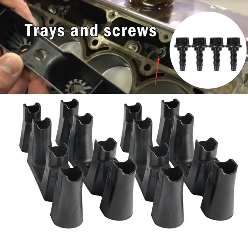 

4Pc LS Lifter Trays & Bolts 12595365 For Cadillac Buick Chevrolet GM LS7 Lifters LS1 LS3 4.8 6.0 6.2L NON-DOD/AFM Trays-A58X