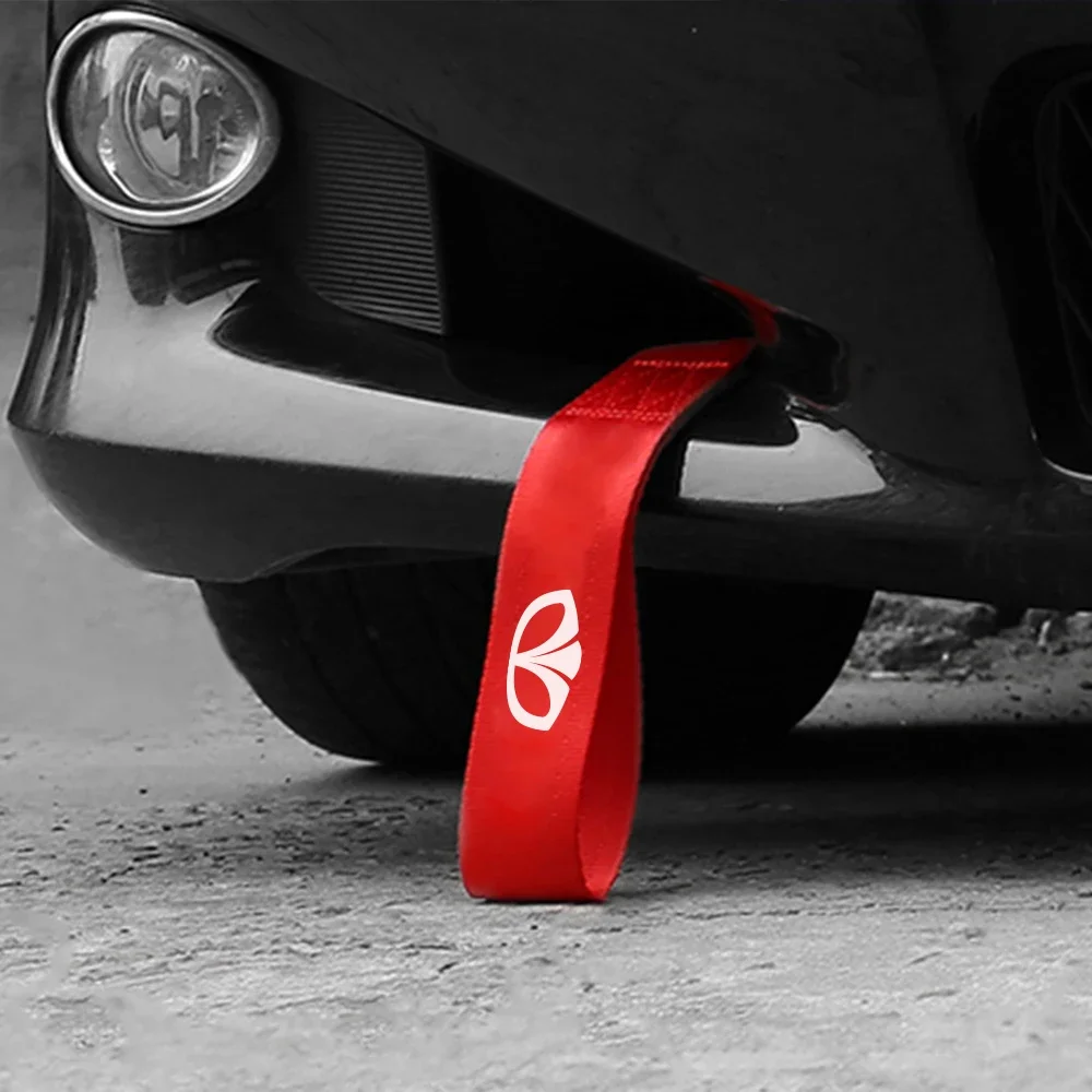 Cuerda de remolque de nailon para coche de carreras, accesorios decorativos a la moda para Daewoo Matiz Nexia Lanos Kalos Gentra Nubira espera
