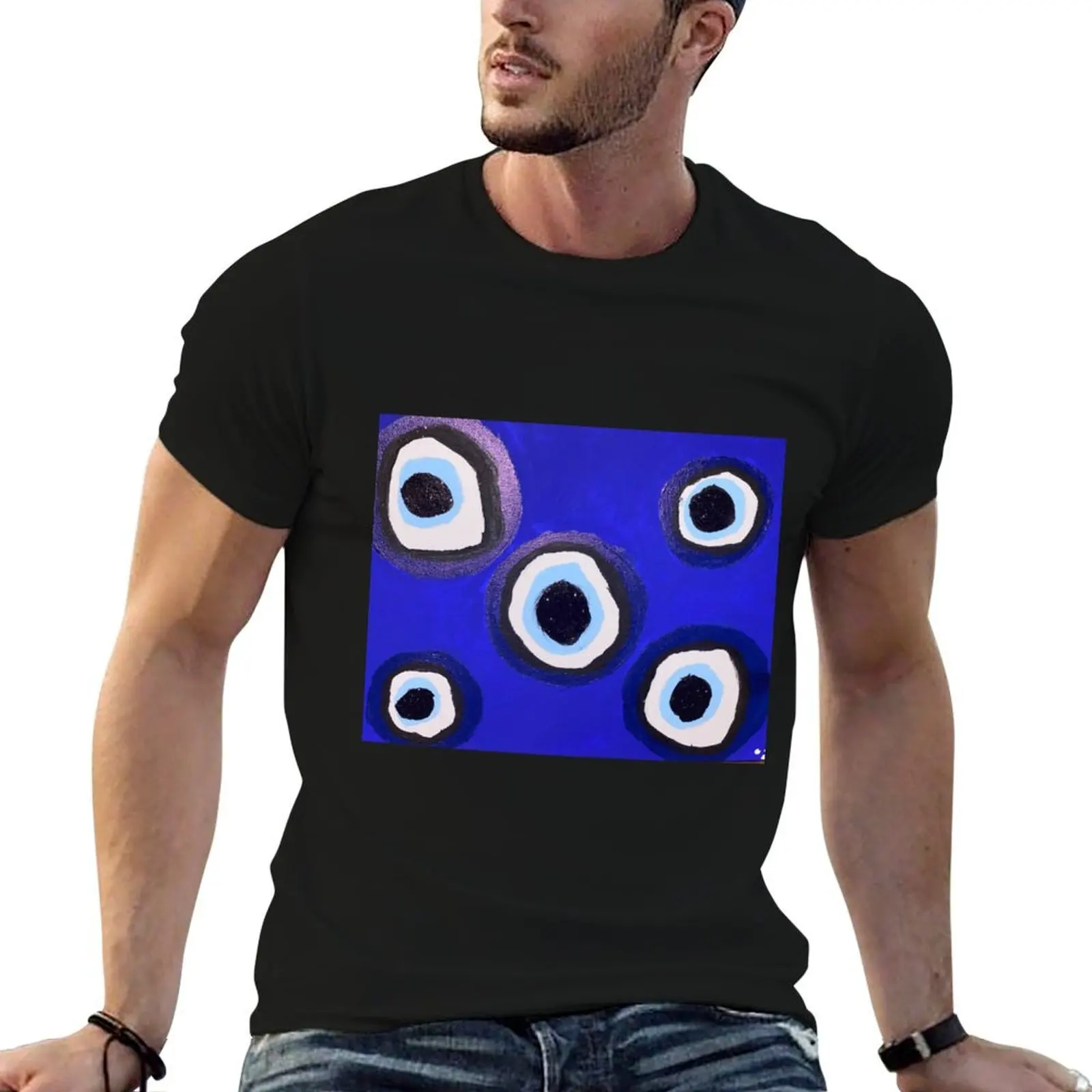 

#evileye T-Shirt t shirt man cotton printed t shirts for man t shirts for man cotton soft T-shirt