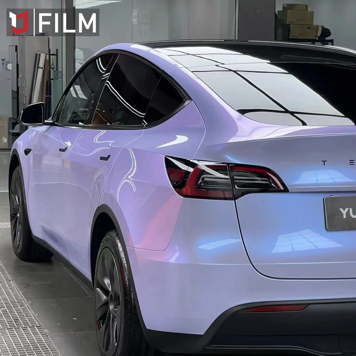 Fabrikpreis Silber Lila Auto Wrap Vinyl Rolle Benutzerdefinierte Autos Dekorationen Magic Candy Flip Silber Lila Vinyl Wrap für Autos