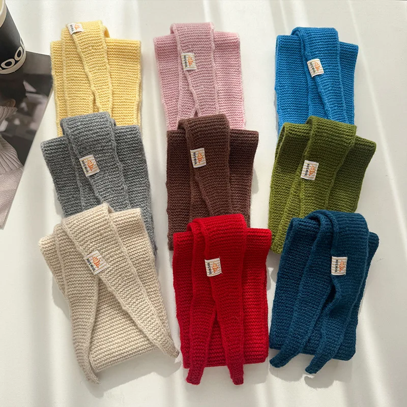 New Triangle Wrap Panuelo Scarf 100% Wool Womens Winter Warm Thick Cross Neck Wrap Soft Neck Warmer Gift Elegant Warm Chic Daily
