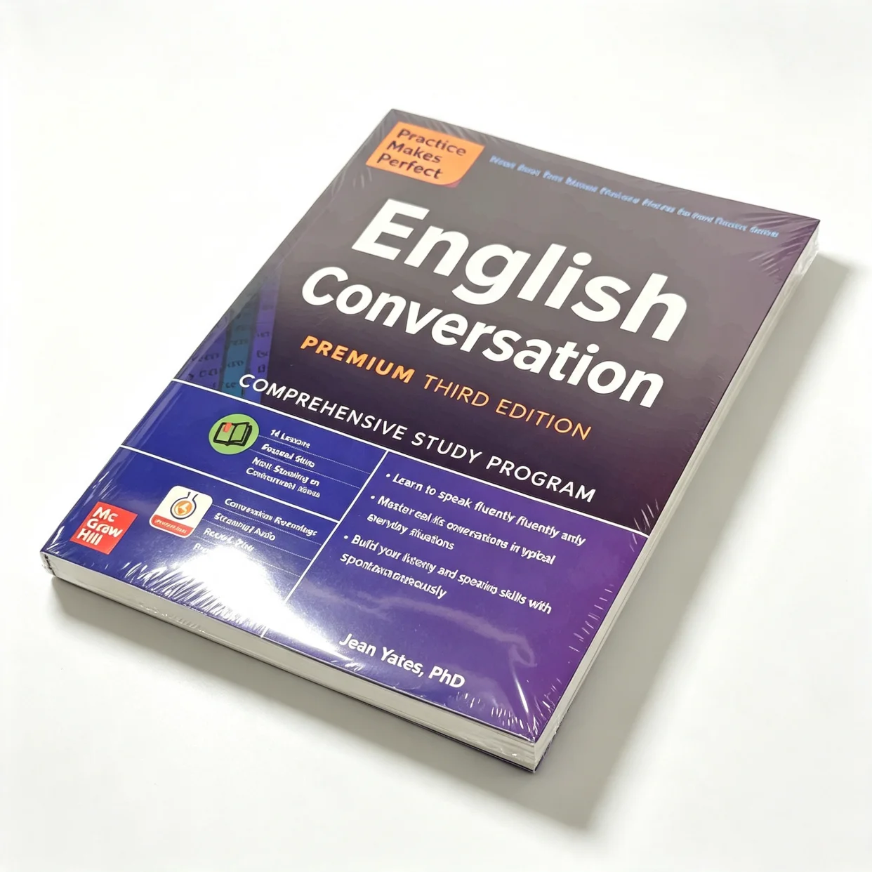 Practice Makes Perfect English Conversation Premium Third Edition Jean Yates ESL English Speaking Learning Book Paperback