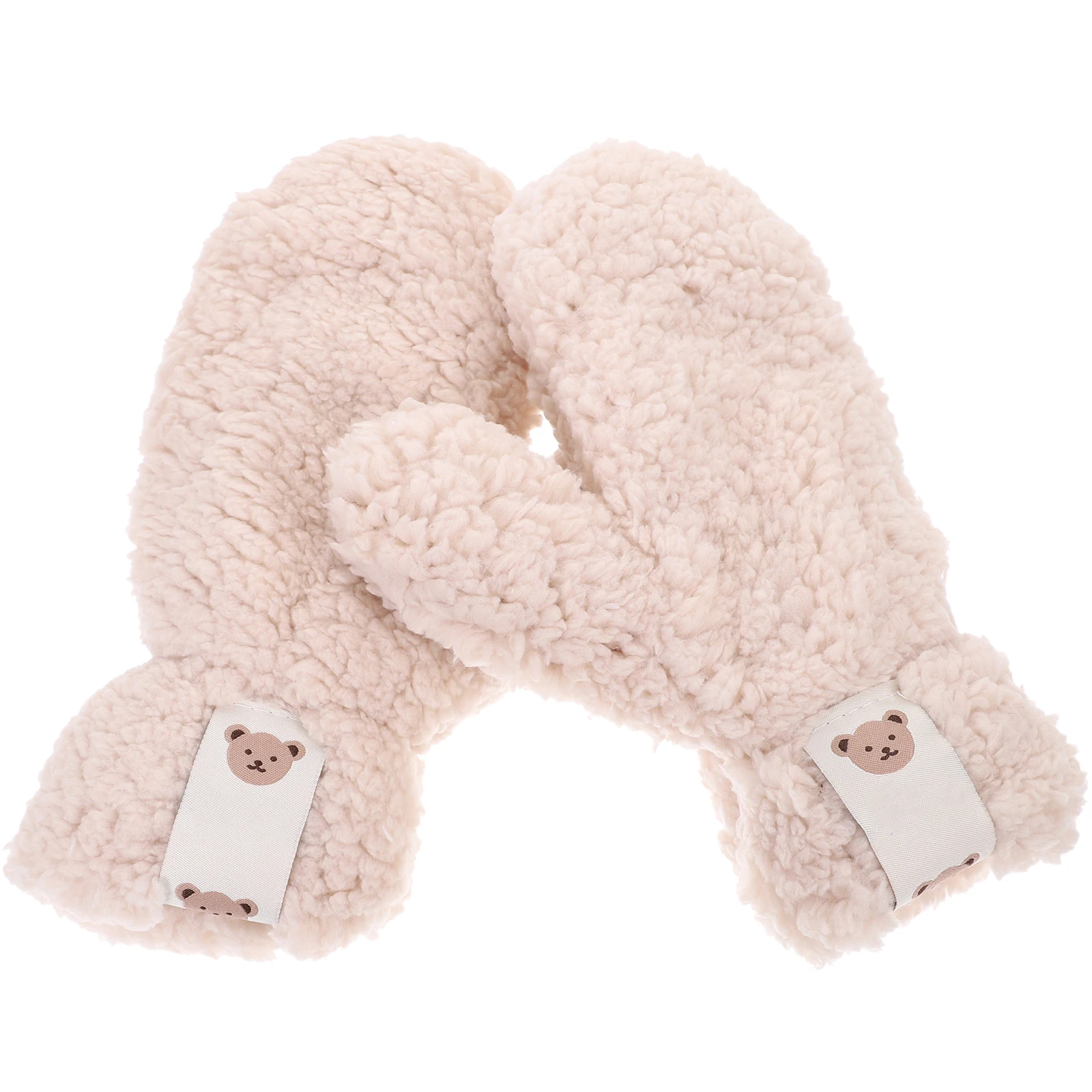 

Kids Winter Gloves for Girls 12 14 Cartoon Mittens Warm Cold Fleece Gloves Thick Lining Soft Comfortable