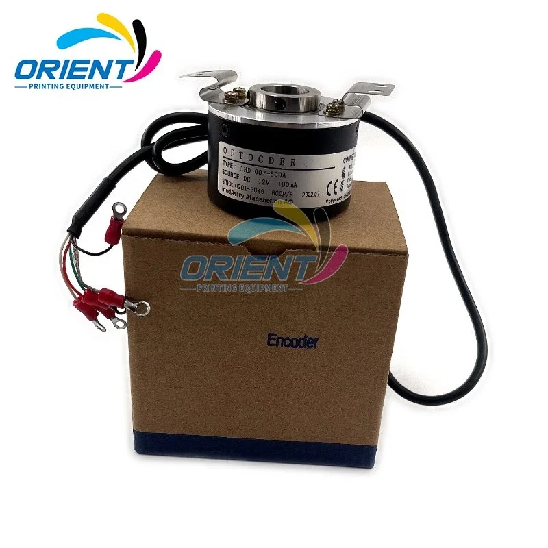 Encoder rotativo DC12V 600 P/R 5GN-4300-00I LHD-007-600A di qualità eccellente per macchina da stampa di pezzi di ricambio Komori