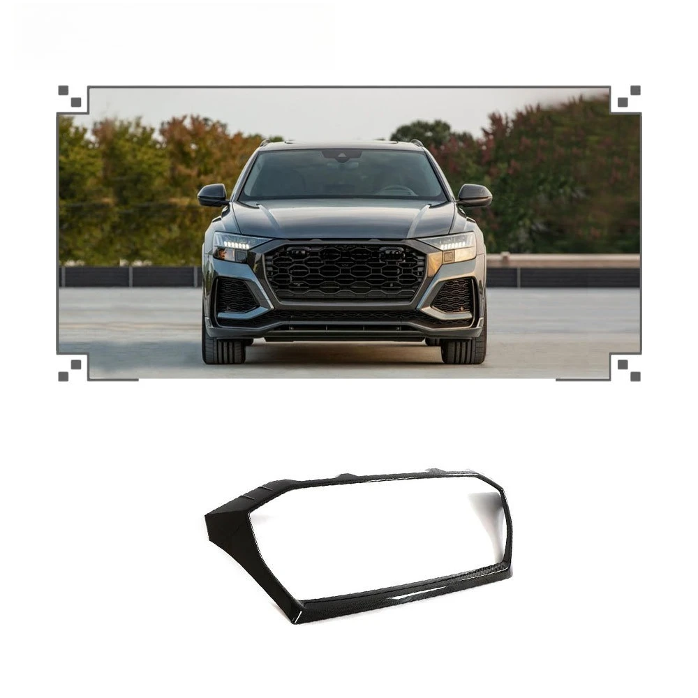 

Professional Customize Carbon Fiber Front Bumper Grill Cover for RSQ8 2021