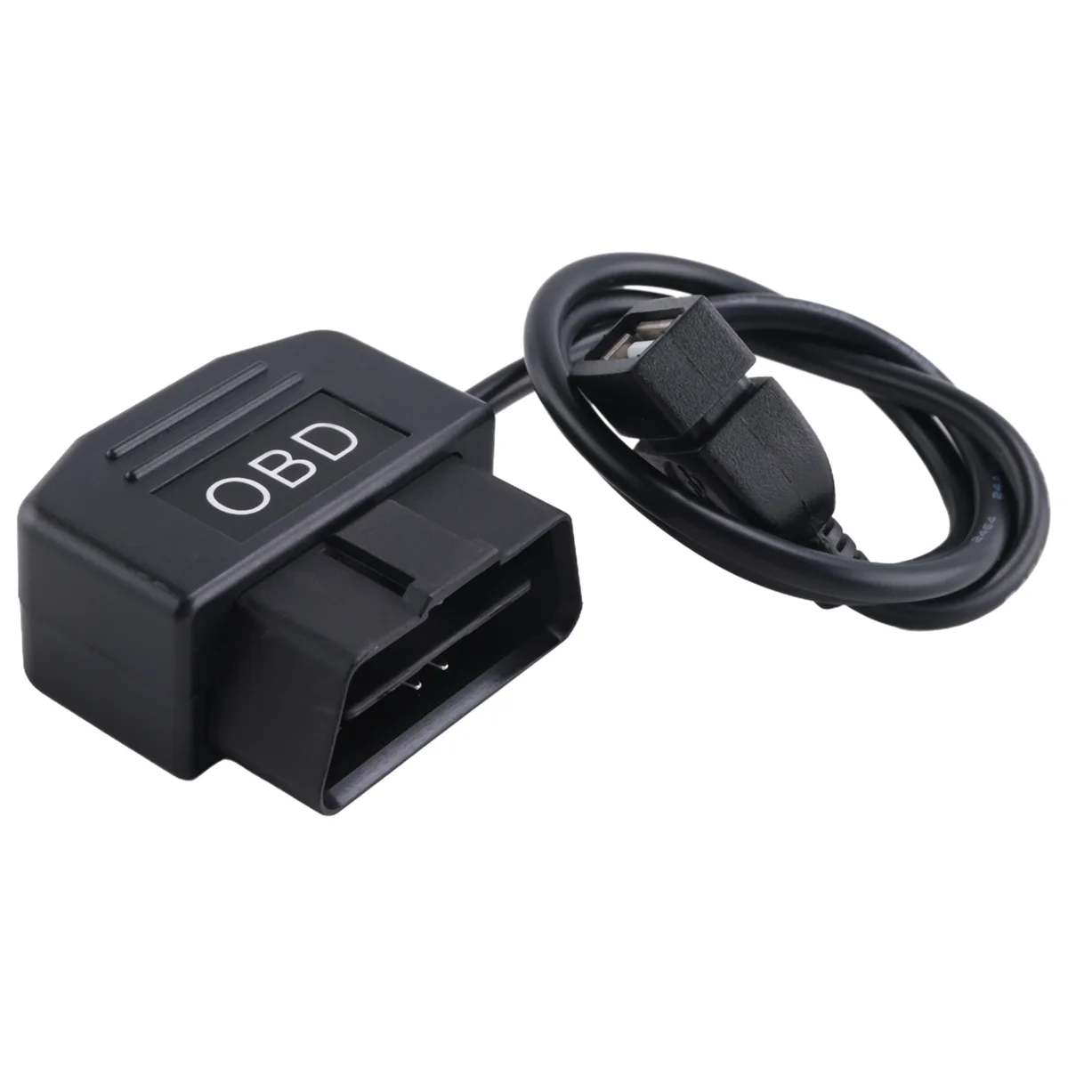 24 ชั่วโมง 5V 3A USB Car Charge สาย OBD Hardwire ชุดสวิทช์ 0.5 เมตรสําหรับ Dash Cam กล้องวิดีโอ DVR F