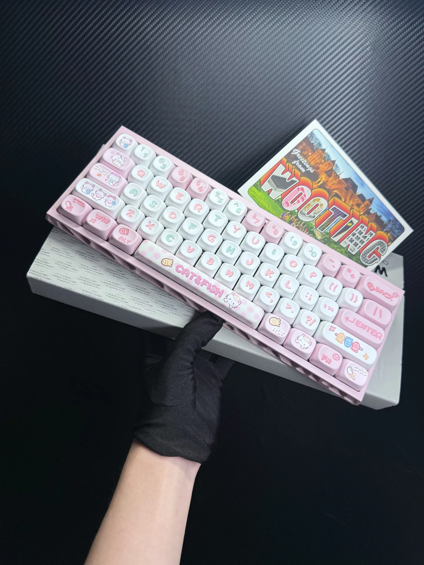 Custom Aluminum Shell Full Mod Custom Keyboard, Premium Modified Mechanical Kit with High-End Data Cable, Gaming Gift