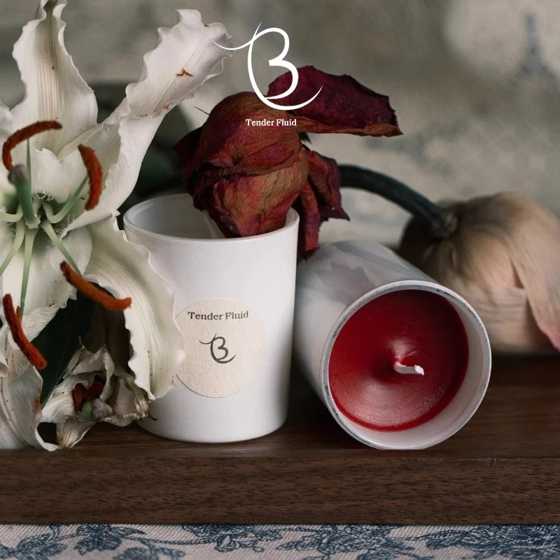Beginner-Friendly 40° Low-Temp Soybean  Candle Peel-Off Skin-Safe Wax for Couples Scented Jar Candle for Romantic BDSM Play Gift
