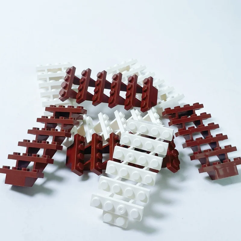 4 個の階段ビルディングブロック DIY レンガクリエイティブアクセサリーセットハウスパークシーン建設モデルおもちゃ