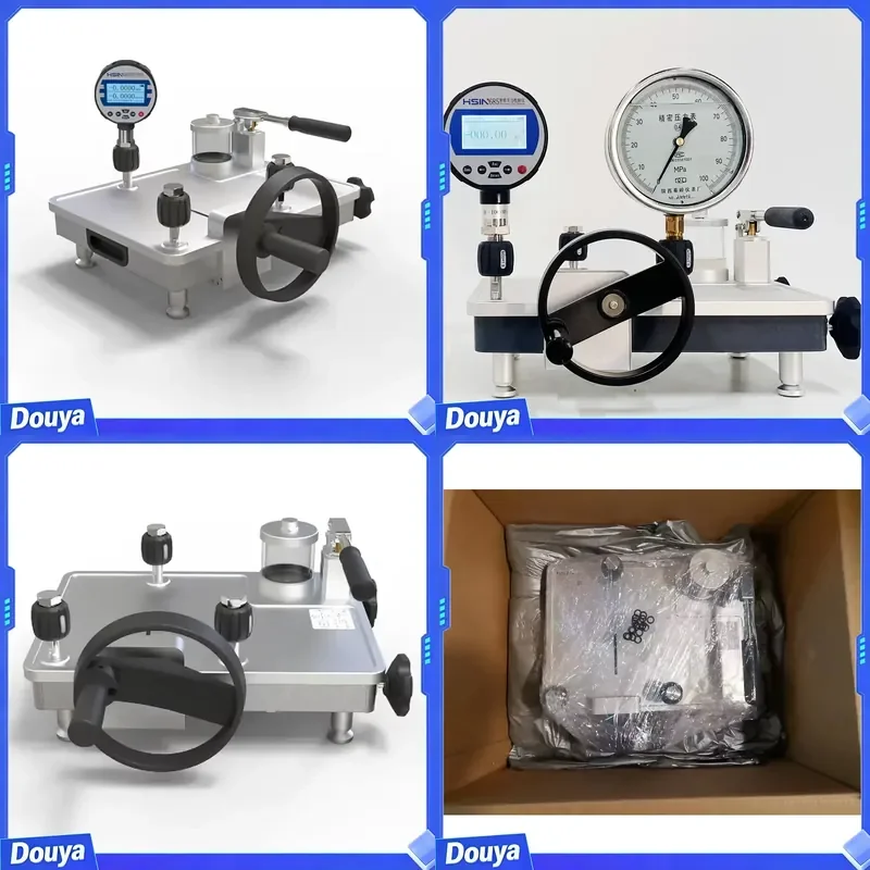 1000bar Water Hydraulic Pressure Gauge Comparator HSIN611 High Pressure Calibration Pump Pressure Calibrator Desktop
