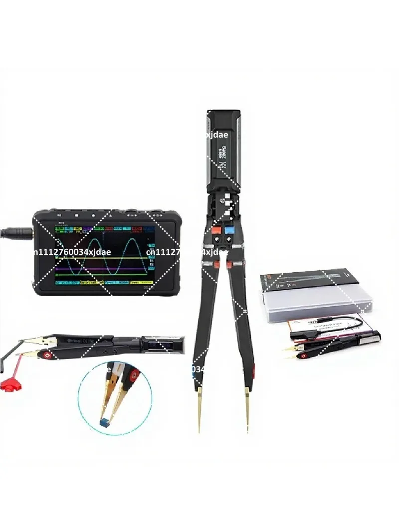 Portable Digital Smart Tweezers LCR SMD Tester 10KHz Meter Signal Generator Debugging Repair Tool OLED Display