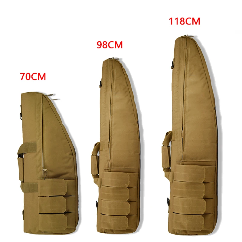 70CM/98CM/118CM Outdoor Tactical Hunting Equipment Shooting Airgun Rifle Protective Cover CS Training Shoulder Bag