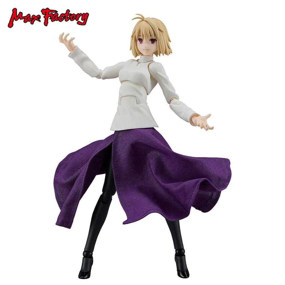 Original in Stock Max Factory Figma (#612-DX)  Tsukihime -A Piece of Blue Glass Moon- Arcueid Brunestud DX Edition Model Toys