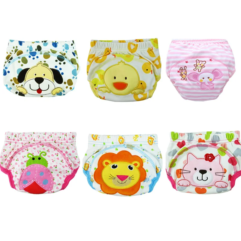 Cotton Baby Reusable Diapers Washable Cloth Diaper Cover Children Baby Nappies Baby Swim Nappy Training Pants