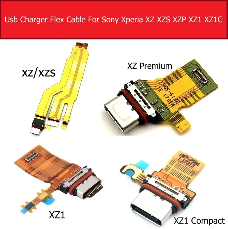 Płyta portu ładowania USB dla Sony Xperia XZ/ XZS/XZ Premium XZ1/XZ1 kompaktowa mini ładowarka gniazdo dokujące złącze moduł Flex Cable