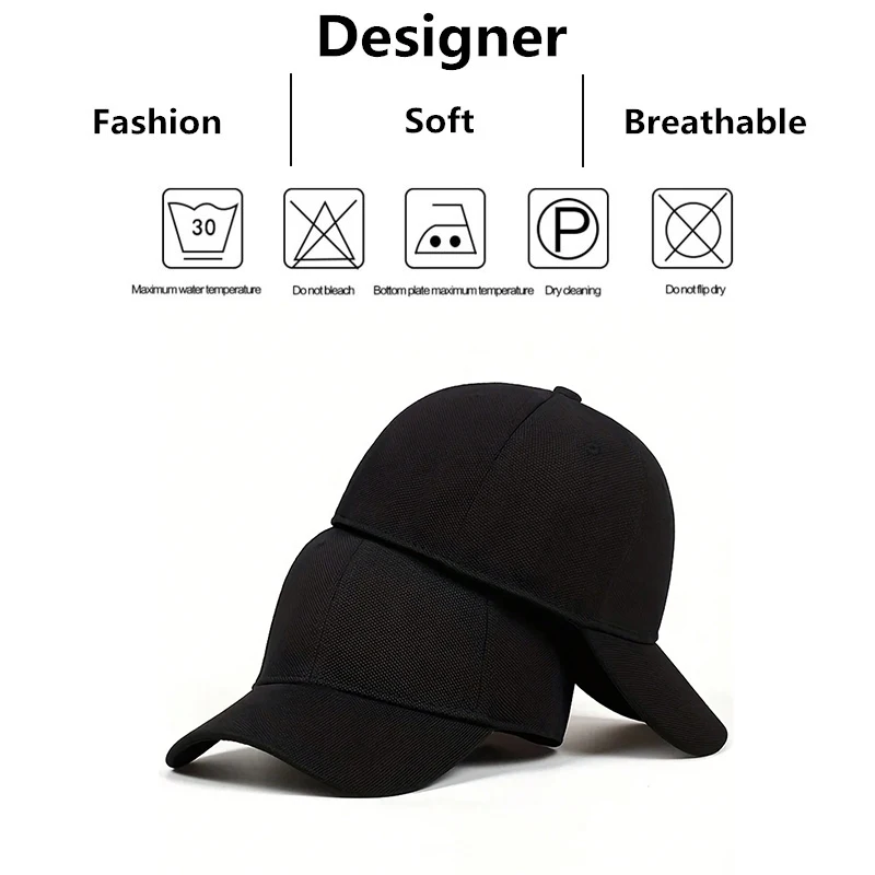 Unisex Light Plate Rear Sealing Woven Fabric Baseball Caps Spring and Autumn Outdoor Adjustable Casual Hats Sunscreen Hat