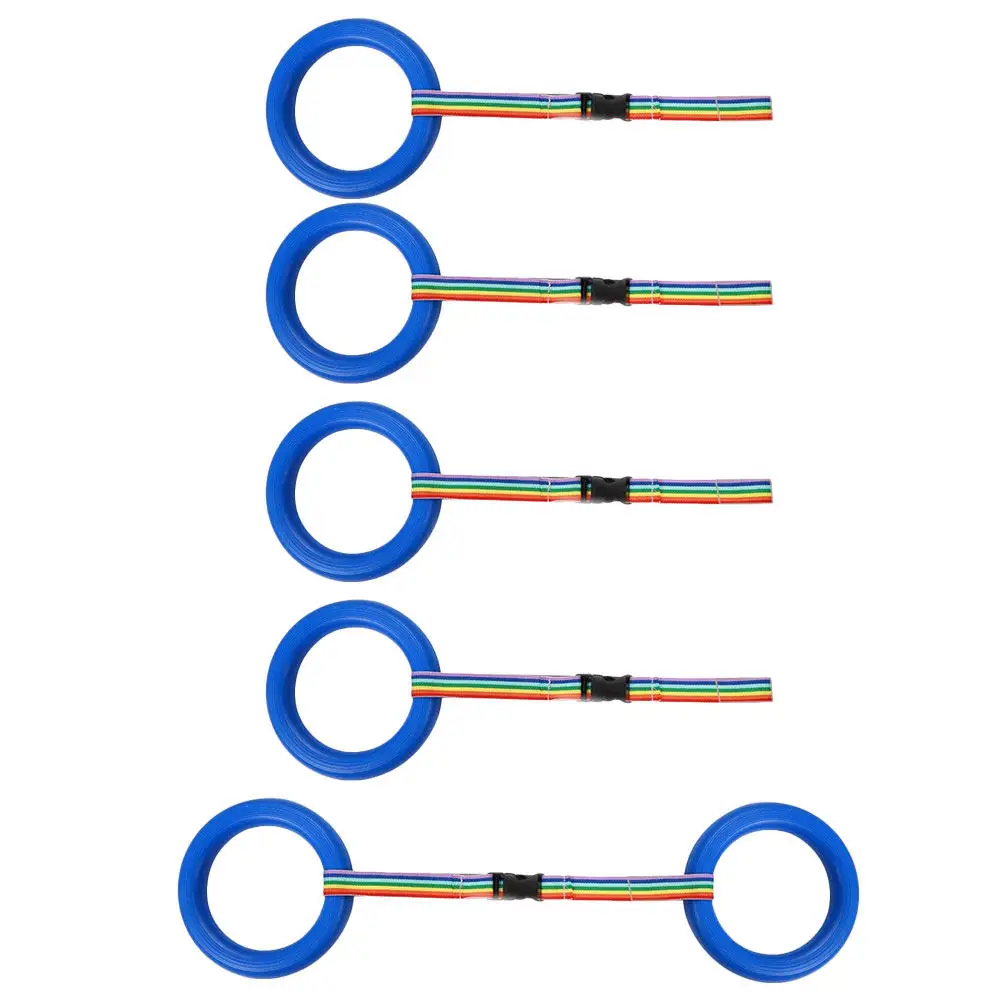 

6Pcs Kindergarten Kids Safety Walking Rope Ring Handles Preschool Children Anti-Lost Walking Rope for Outdoor Group Activities