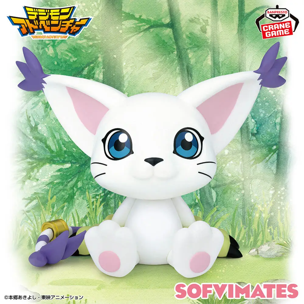 In Stock Genuine BANPRESTO SOFVIMATES Digimon Adventure Tailmon Patamon Figure Anime Model Toy