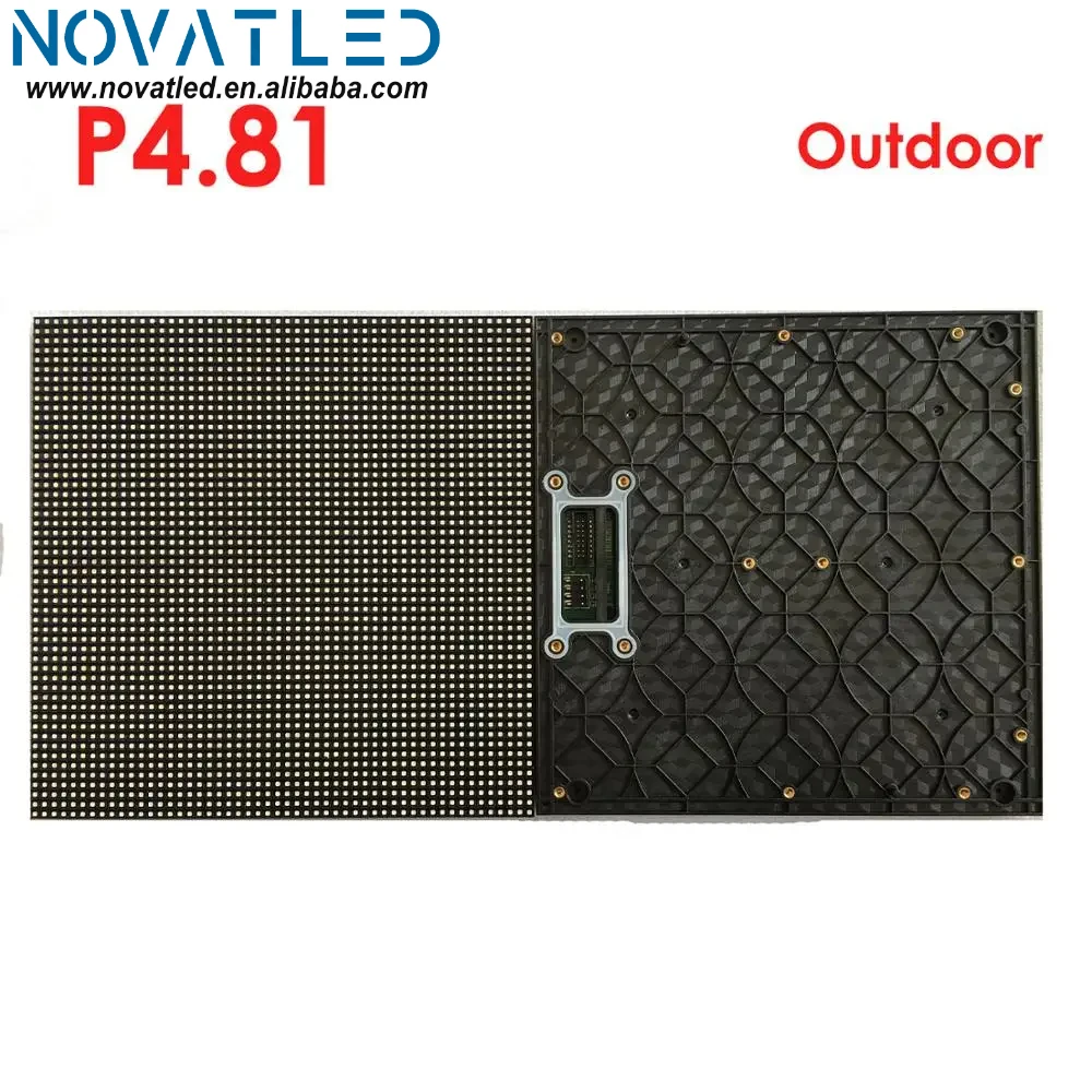 Best price p4.81 outdoor led cabinet module 25cm x 25cm Waterproof p4.81 outdoor mobile ld screen 500x500mm