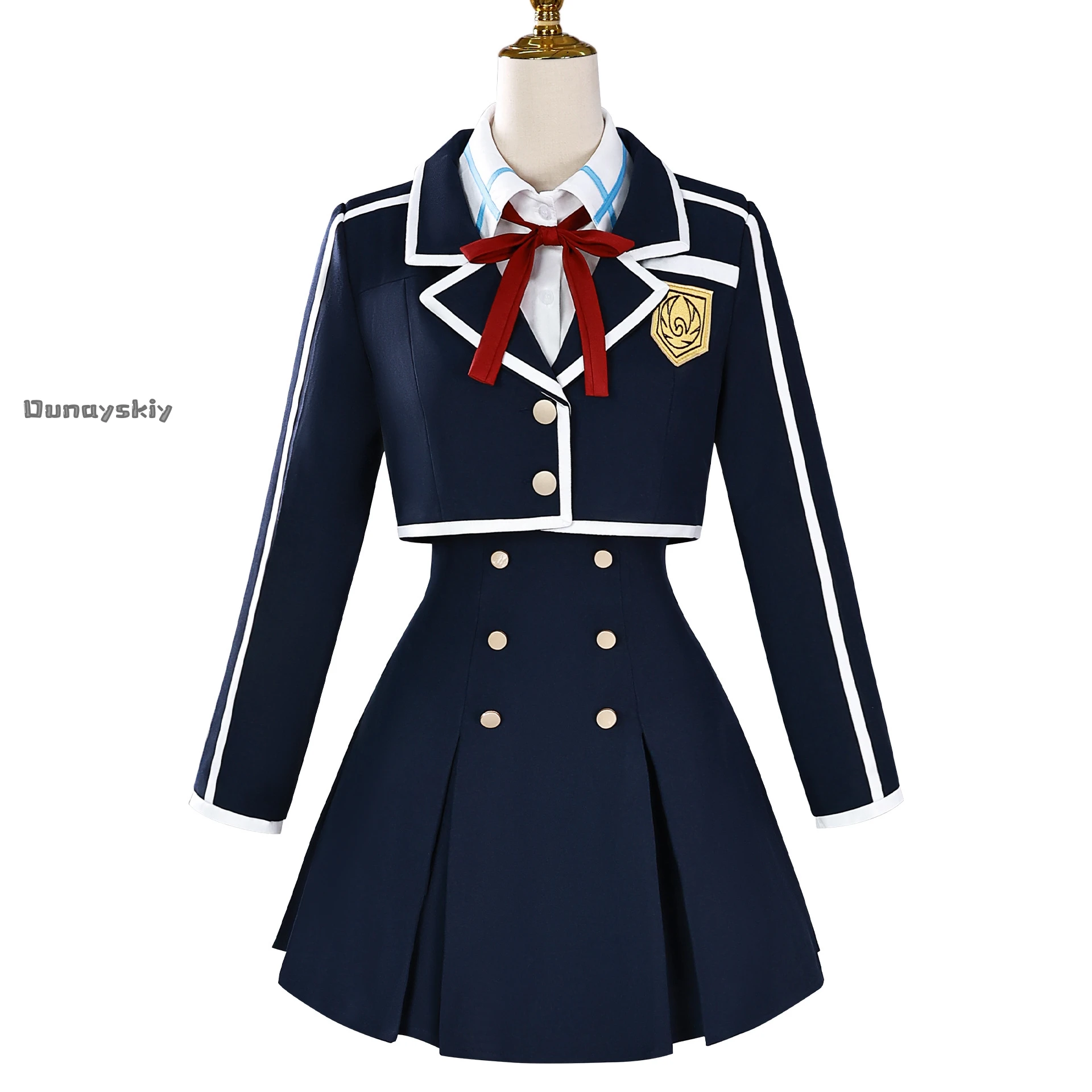 يوكي Asuna تأثيري حلي أنيمي السيف الفن على الانترنت لعب الأدوار المرأة لطيف زي مدرسي يوكي Asuna تمويه شعر مستعار حذاء مجموعة كاملة البدلة