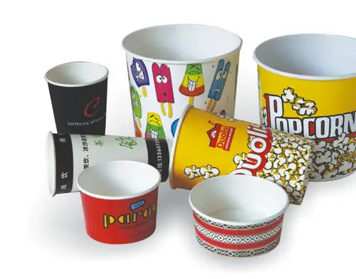 High Speed Automatic Popcorn Paper Cup Making Machine