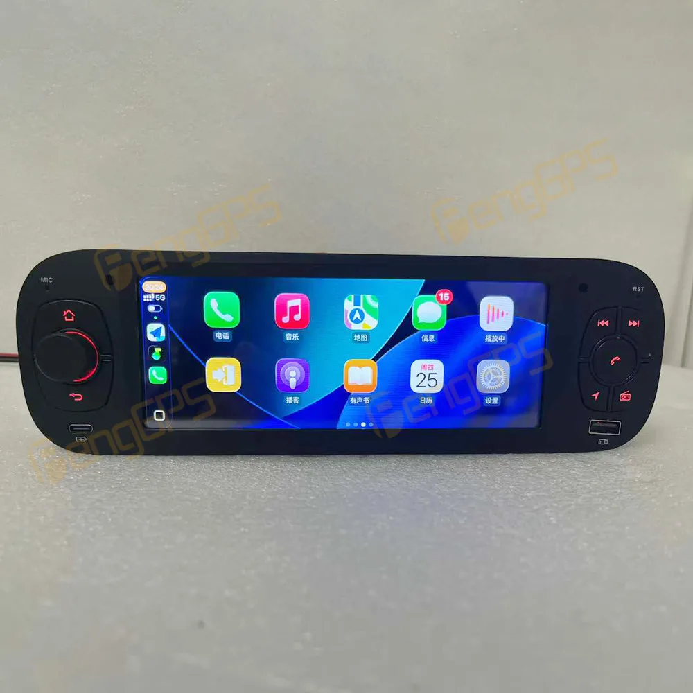 Car Accessories Radio For Fiat Panda 2013-2020 Android Auto GPS Navigation Multimedia Stereo Receiver Head Unit Offline Maps