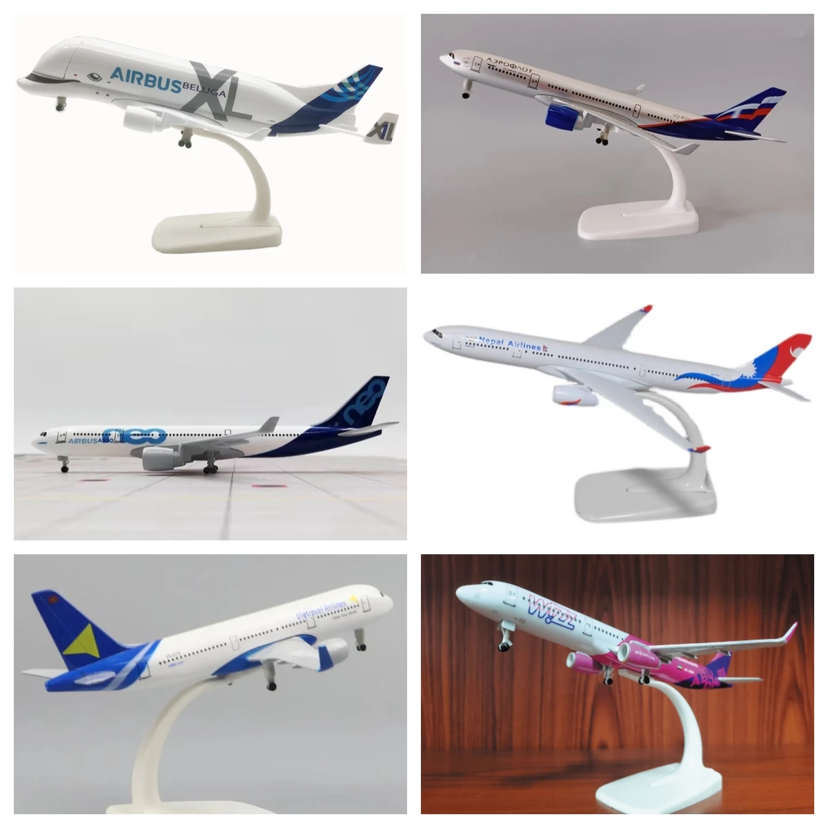

Модель самолета, масштаб 1:400, 20 см, игрушечный самолет A330 A321 серии Airbus, самолет из металлического сплава, литой под давлением для подарка и коллекции