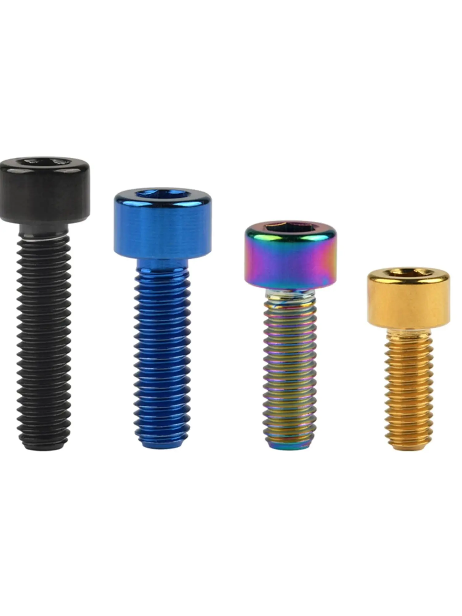 AliExpress Dingtai Titanium Bolt 10PCS M5/M6x10 -- 65mm Cylindrical Head Allen Screws for MTB Road Bike Part