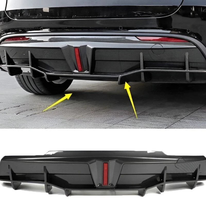 Hight quality Car Body Kit Carbon Fiber ABS Rear Bumper Lip Diffuser For Model Y 2020-2023