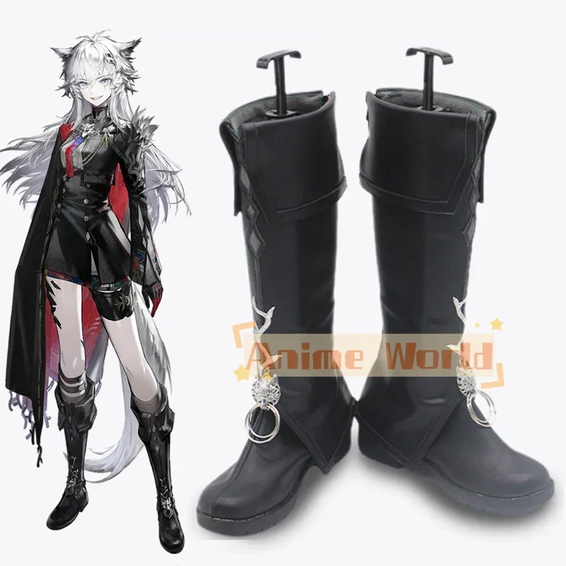 Arknights Lappland the Decadenza Shoes Cosplay Boots Halloween Carnival Boots Custom Made