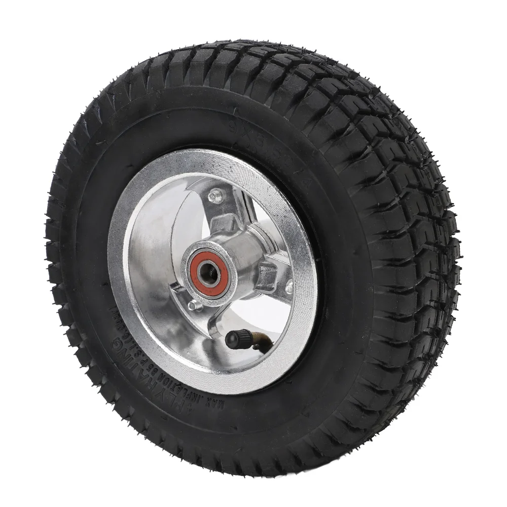 

9 inch wheel 9x3.50-4 tires tyre Inner Tube and rim Combo for Gas Scooter Skateboard Pocket Bike Electric tricycle