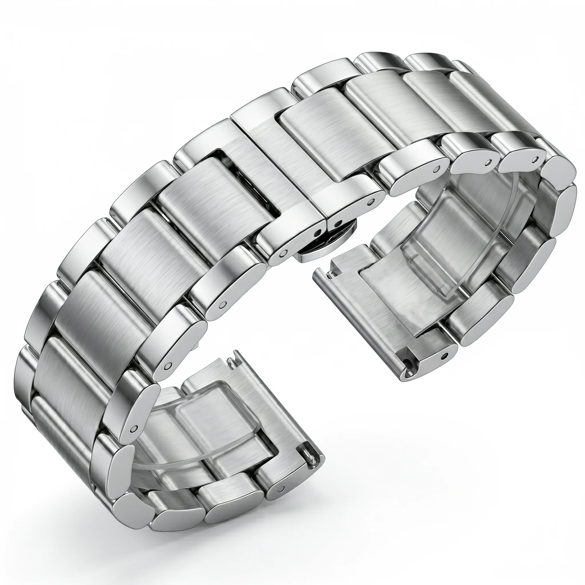 Solide En Acier Inoxydable 316L Bracelets Argent 18mm 20mm 21mm 22mm 23mm 24mm Métal Montre bande Bracelet Poignet Montres Bracelet