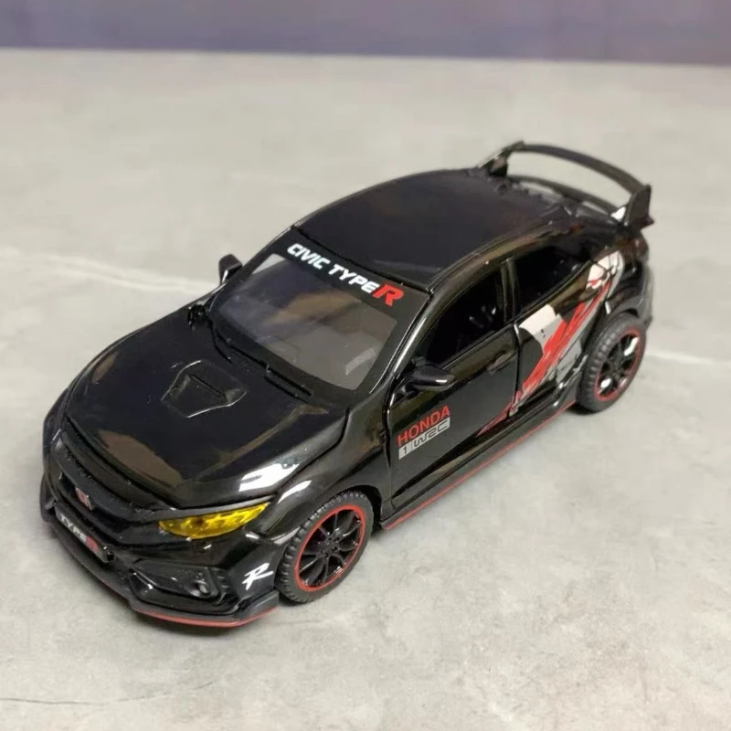 1/32 هوندا سيفيك Type-R سوبر تعديل سيارة رياضية سبيكة معدنية دييكاست نموذج سيارة جمع نموذج الحلي هدايا لصديقها