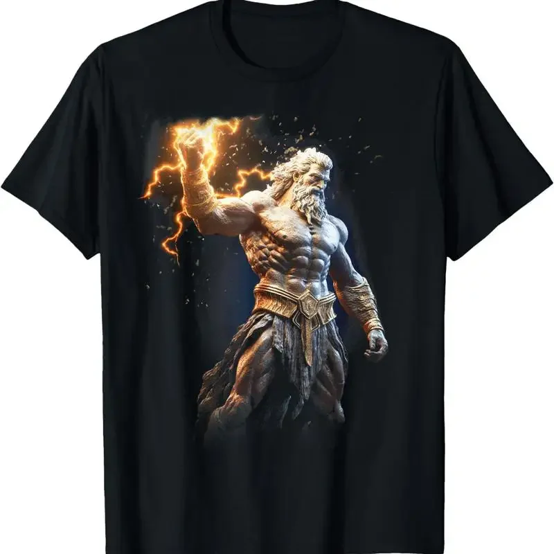 Zeus God of Thunder Greek Mythology Greek God T Shirt Gift All Size S 4XL