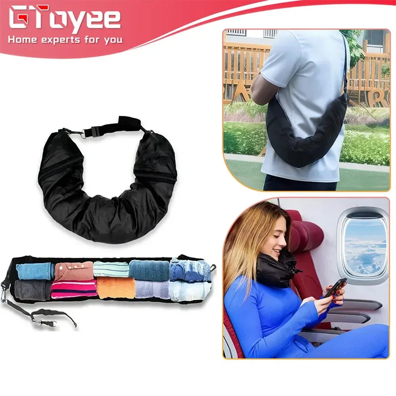 Travel Neck Pillow, Portable Travel Essentials, Lightweight Versatile Luggage Carry On Travel Accessories