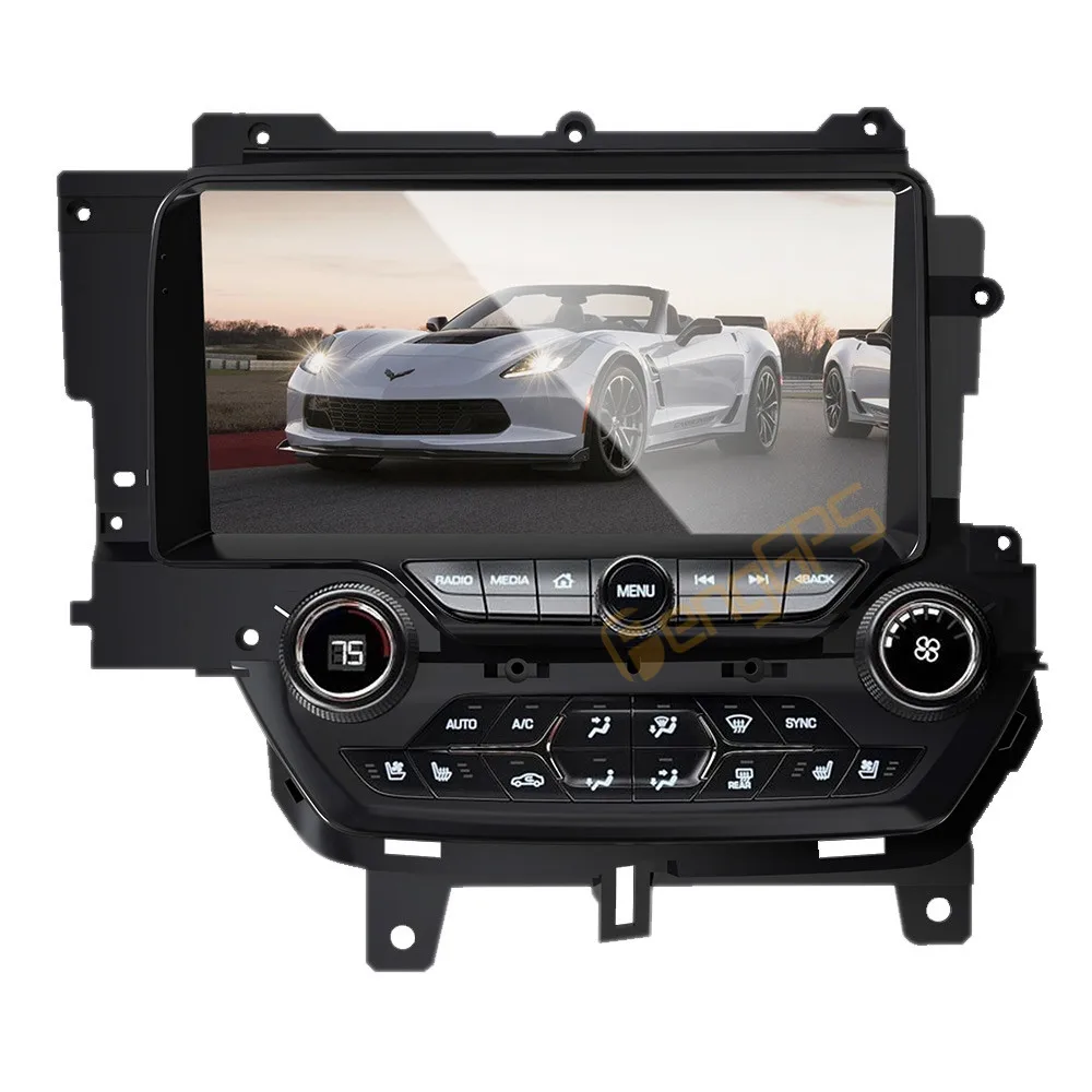 

Car Radio For Chevrolet corvette C7 Stingray 2013 - 2017 GPS Navigation Multimedia Stereo Player Carplay Unit With AC Panel DSP