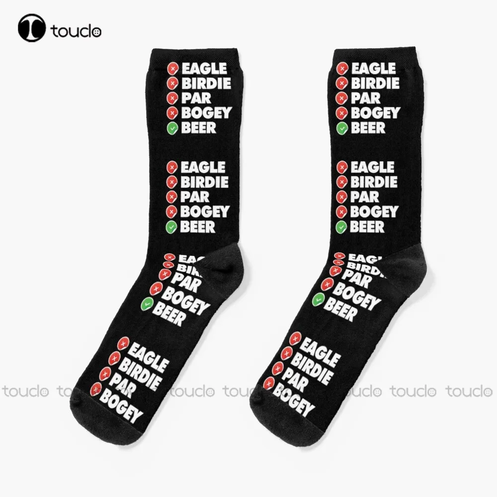 Funny Golfer Scores Terms But Lets Drink Beer Socks Slipper Socks For Men Christmas Gift Comfortable Best Girls Sports Funny