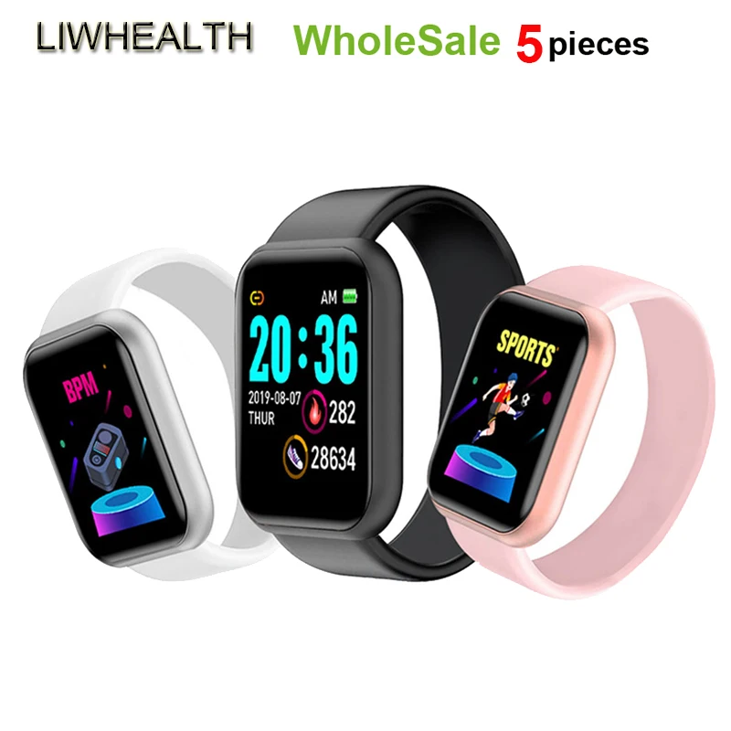 Liwhealth 5 pieces Wholesale Smartwatch Men Women 2023 Step Sleep Call Smart watch For Apple Xiaomi Samsung VS S8 Ultra/GTS 3