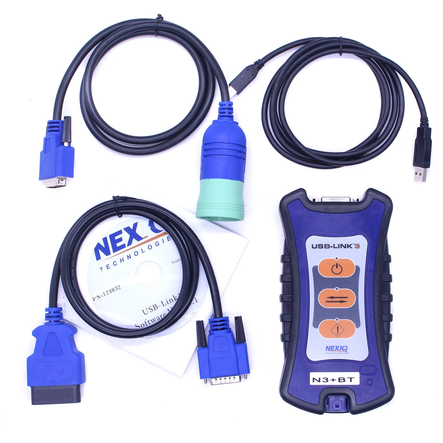 For Nexiq 3 121054 USB Link3 Diagnostic Tool Data USB Link BT Adapter Truck J1939 Heavy duty Truck Diesel Diagnostic Tool