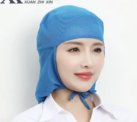 

Adjustable Breathable Workshop Hat Hair Net Cap Unisex Food Service Working Hats Factory Use Working Hats for Men Women