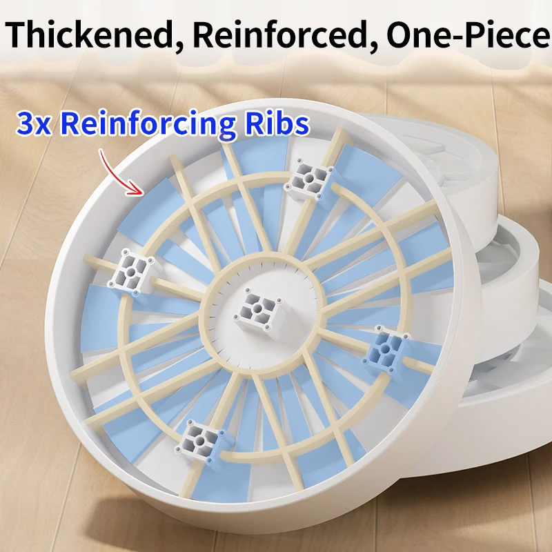 Multi-Purpose Rolling Base – Stainless Steel/Plastic with Casters, Universal for Humidifiers, Water Purifiers & Dehumidifiers