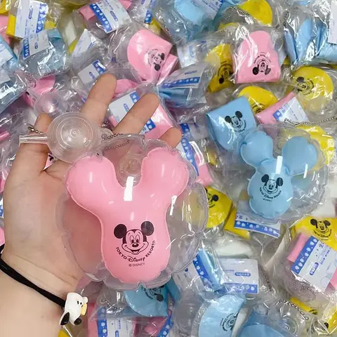 Original Disney Mickey Mouse Little Toy Cartoon Mini Double Layer Mickey Balloon Pendant Toy Gift Purchase Random Colors