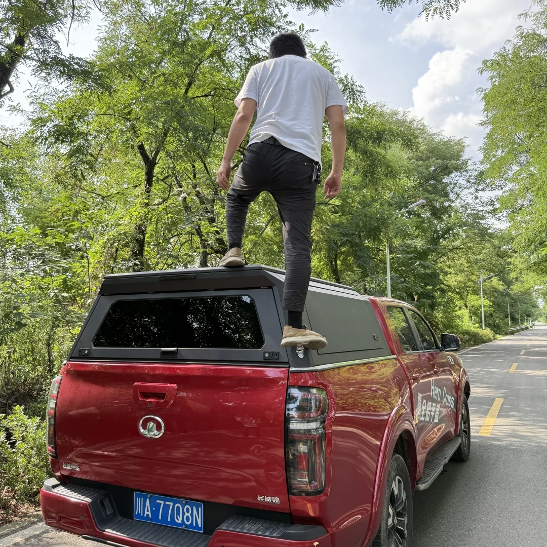 

2025 New Arrival Custom 4x4 Retractable Electric Folding Aluminium Truck Canopy Waterproof Steel Hardtop Great Wall Silverado